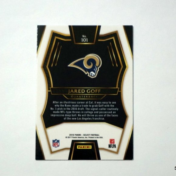 2016 Select #101 Jared Goff RC Rookie DETROIT LIONS NM/MT NM/MT - Picture 3 of 3